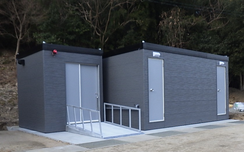 鳴門市総合運動公園のトイレが新しくなりました